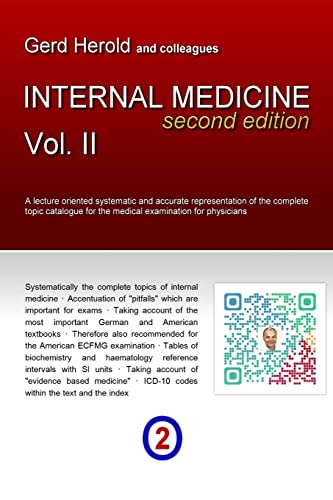 Beispielbild fr HEROLD's Internal Medicine (Second Edition) - Vol. 2 zum Verkauf von Lucky's Textbooks