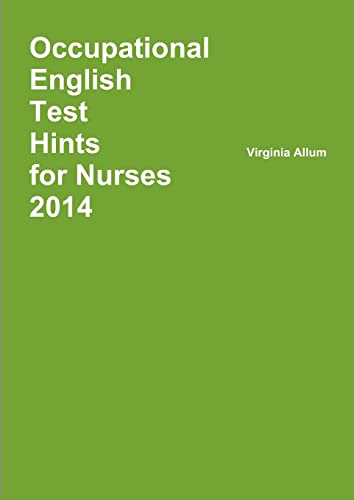 Imagen de archivo de Occupational English Test Hints 2014 a la venta por WorldofBooks