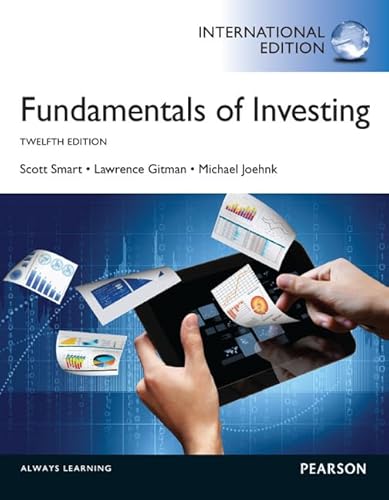 Beispielbild fr Fundamentals of Investing, International Edition zum Verkauf von Ammareal