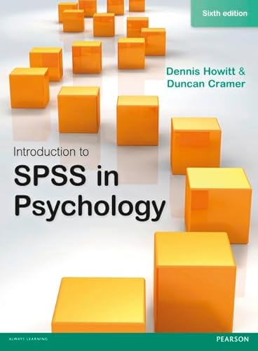 Stock image for Introduction to SPSS in Psychology for sale by Better World Books