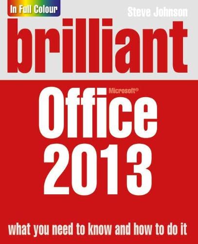 Stock image for Brilliant Office 2013 (Brilliant Computing) for sale by AwesomeBooks