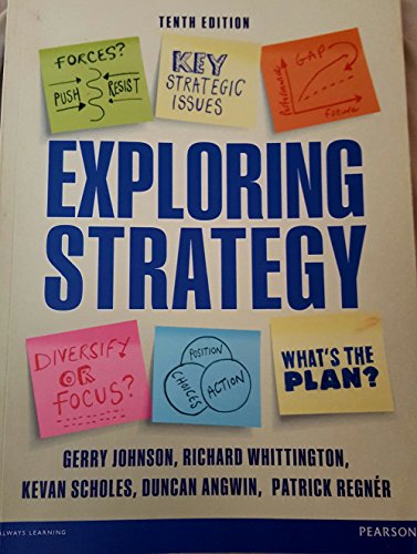 Imagen de archivo de Exploring Strategy a la venta por Better World Books: West