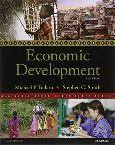 Beispielbild fr Economic Development, 12th edition (The Pearson Series in Economics) zum Verkauf von SecondSale