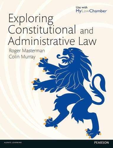 9781292005386: Exploring Constitutional and Administrative Law MyLawChamber pack