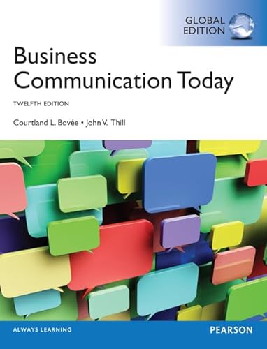 Stock image for Business Communication Today for sale by BooksRun