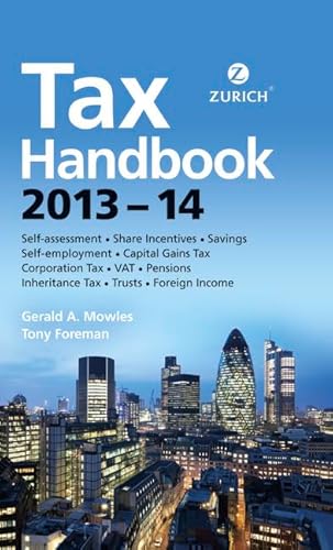 Imagen de archivo de Zurich Tax Handbook 2013-14 a la venta por Cambridge Rare Books