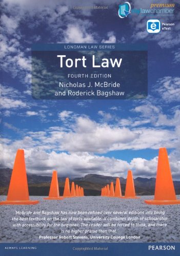 Tort Law (Longman Law Series) (9781292010755) by McBride, Nicholes J.; Bagshaw, Roderick