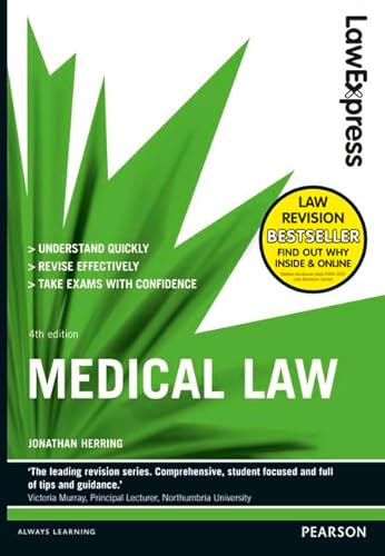 Imagen de archivo de Law Express: Medical Law (Revision Guide) a la venta por WorldofBooks