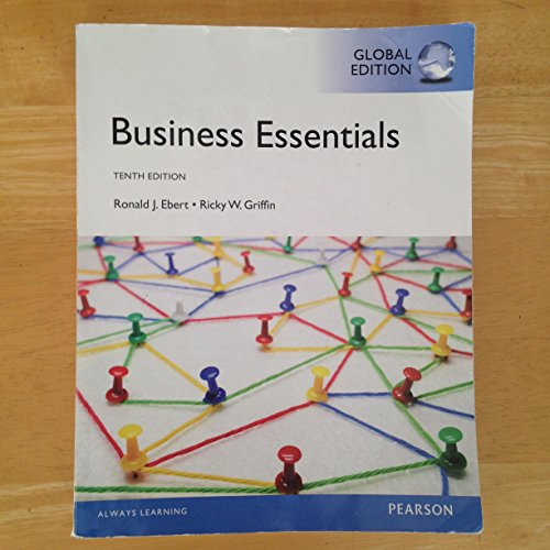 Stock image for Business Essentials (Pie Global Edition). 10Th Ed. for sale by Universal Store