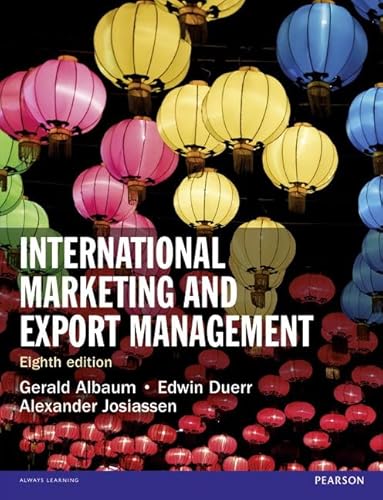 Beispielbild fr International Marketing and Export Management zum Verkauf von HPB-Red