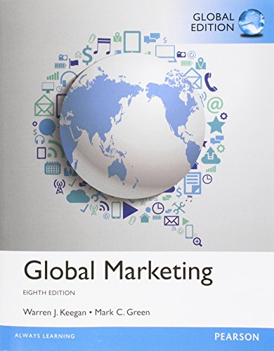 Beispielbild fr Global Marketing, Global Edition [Paperback] [Jan 01, 2014] Mark Green, Warren J. Keegan zum Verkauf von SecondSale