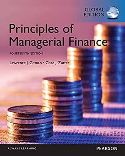 9781292018201: Principles of Managerial Finance, Global Edition