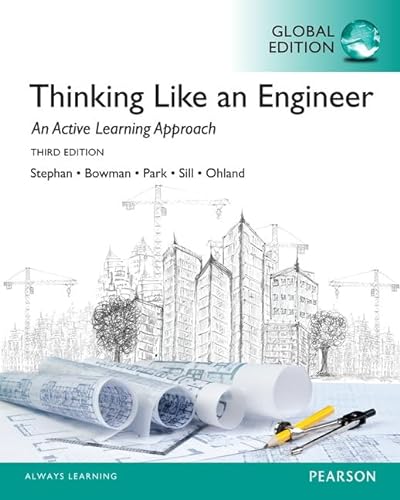 Beispielbild fr Thinking Like An Engineer Global Edition zum Verkauf von Mispah books