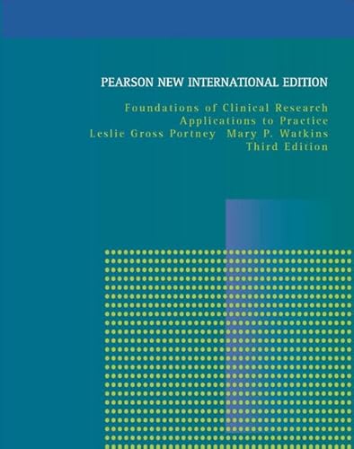 Stock image for Foundations of Clinical Research: Pearson New International Edition: Applications to Practice for sale by Phatpocket Limited