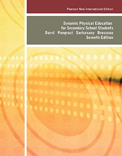 9781292020525: Dynamic Physical Education for Secondary School Students: Pearson New International Edition