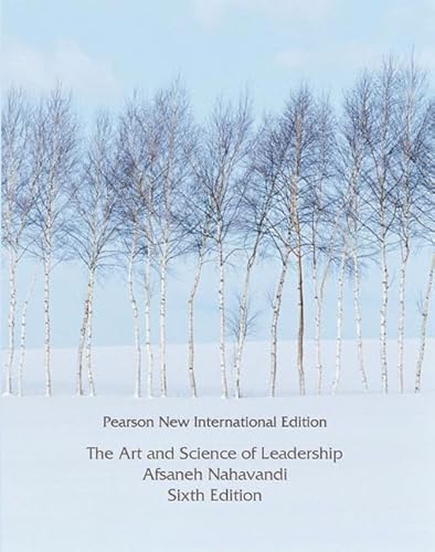 Beispielbild fr Art and Science of Leadership, The: Pearson New International Edition zum Verkauf von WeBuyBooks