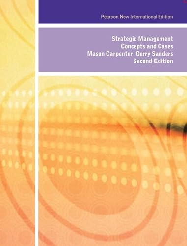 9781292020778: Strategic Management: Concepts and Cases: Pearson New International Edition