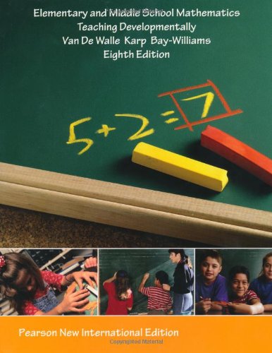9781292021072: Elementary and Middle School Mathematics: Pearson New International Edition:Teaching Developmentally
