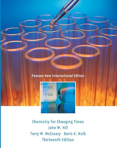 Stock image for Chemistry For Changing Times: Pearson New International Edition for sale by TextbookRush