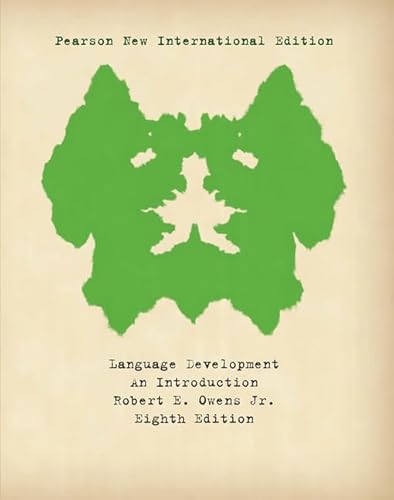 9781292021225: Language Development: An Introduction