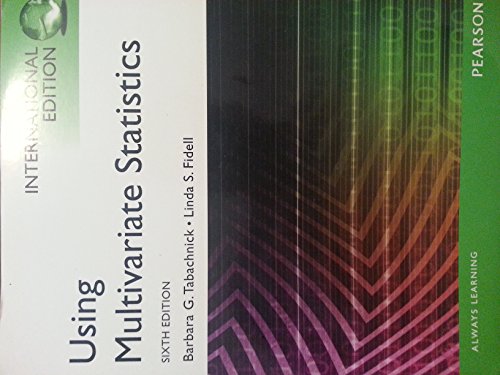 Stock image for Using Multivariate Statistics: Pearson New International Edition for sale by Bahamut Media