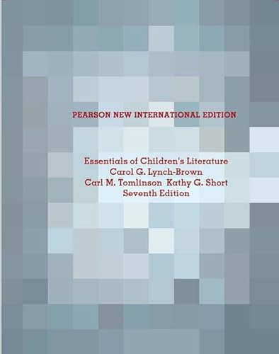 9781292021348: Essentials of Children's Literature: Pearson New International Edition