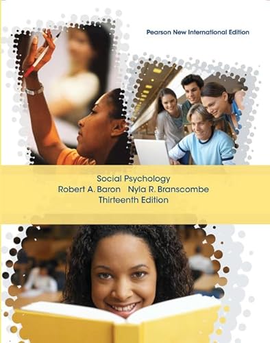 Stock image for Social Psychology : Pearson New International Edition for sale by Better World Books Ltd