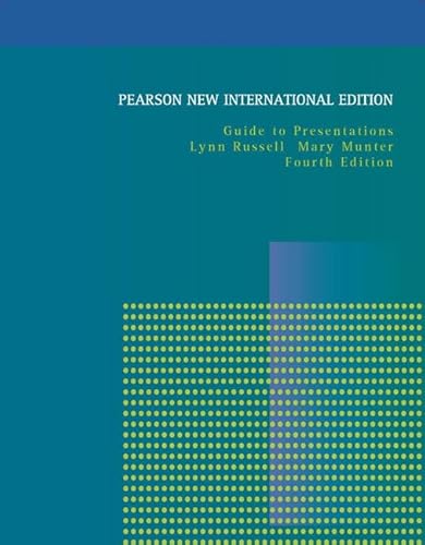 9781292021546: Guide to Presentations: Pearson New International Edition