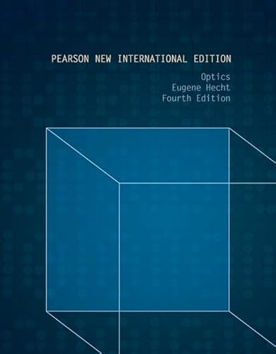 9781292021577: Optics: Pearson New International Edition