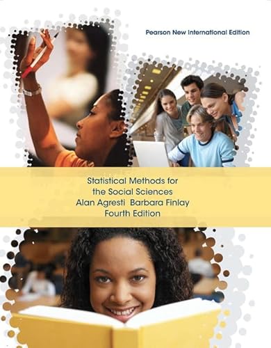 Beispielbild fr Statistical Methods for the Social Sciences: Pearson New International Edition zum Verkauf von Anybook.com