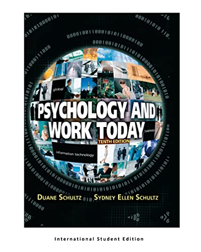 9781292021683: Psychology and Work Today, 10th Edition: International Student Edition