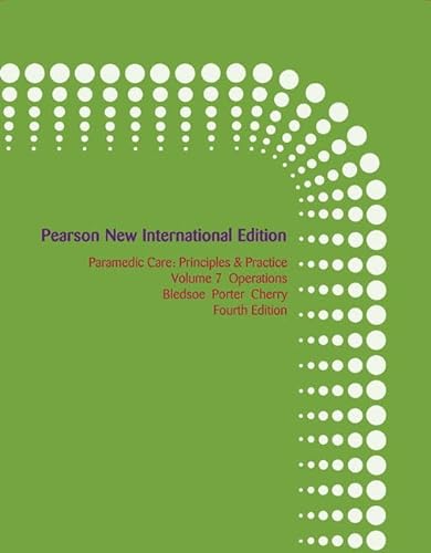Stock image for Paramedic Care: Pearson New International Edition: Principles & Practice, Volume 7: Operations for sale by THE SAINT BOOKSTORE