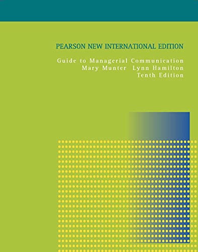 9781292021751: Guide to Managerial Communication: Pearson New International