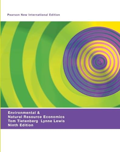 9781292021799: Environmental & Natural Resources Economics: Pearson New International Edition
