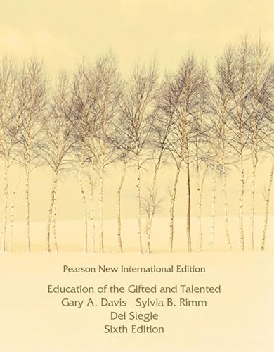 Stock image for Education of the Gifted and Talented: Pearson New International Edition for sale by Chiron Media