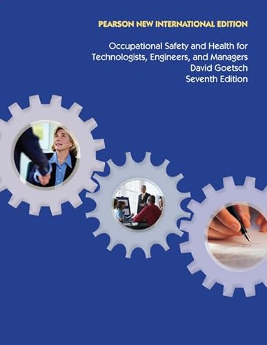 Beispielbild fr Occupational Safety and Health for Technologists, Engineers, and Managers: Pearson New International Edition zum Verkauf von Phatpocket Limited
