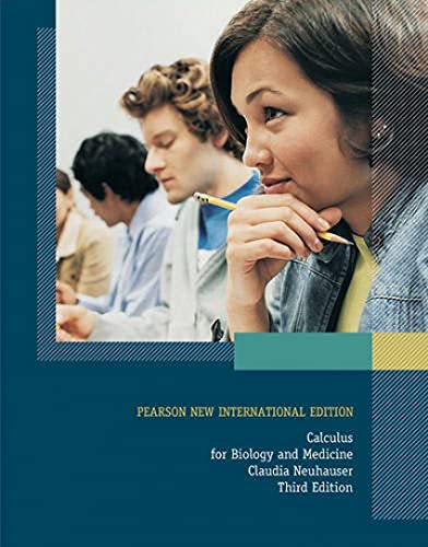 9781292022260: Calculus For Biology and Medicine: Pearson New International Edition