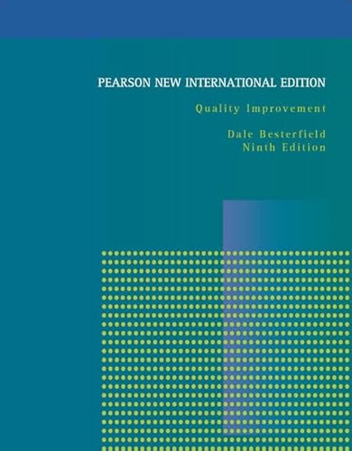 9781292022307: Quality Improvement: Pearson New International Edition