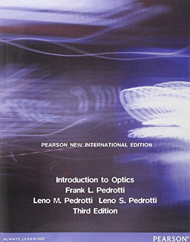 9781292022567: Introduction to Optics: Pearson New International Edition