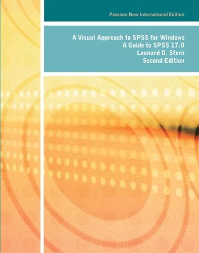 9781292022574: Visual Approach to SPSS for Windows, A: Pearson New International Edition:A Guide to SPSS 17.0