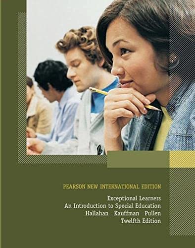 Imagen de archivo de Exceptional Learners: an Introduction to Special Education : Pearson New International Edition a la venta por Better World Books Ltd