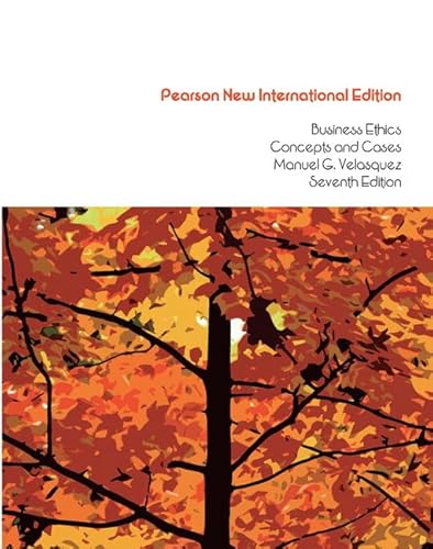 Stock image for Business Ethics: Pearson New International Edition: Concepts and Cases for sale by Bahamut Media
