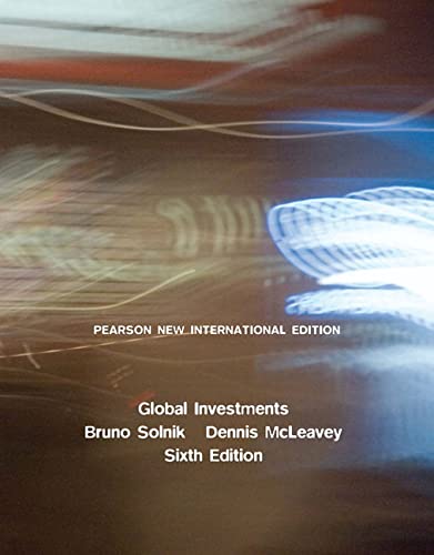 9781292023076: Global Investments: Pearson New International Edition