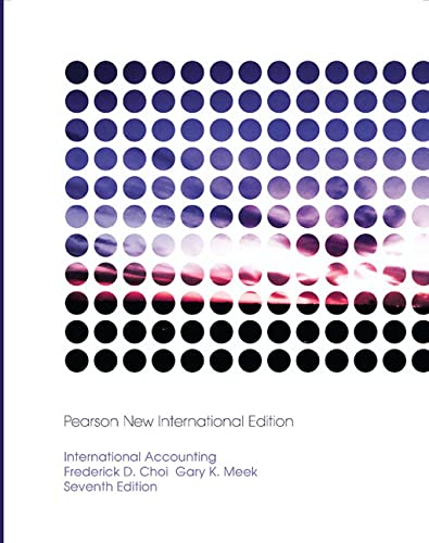 Imagen de archivo de International Accounting: Pearson New International Edition a la venta por Revaluation Books