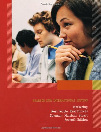 Stock image for Marketing: Pearson New International Edition: Real People, Real Choices for sale by Ammareal