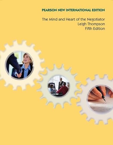 9781292023199: Mind and Heart of the Negotiator, The: Pearson New International Edition