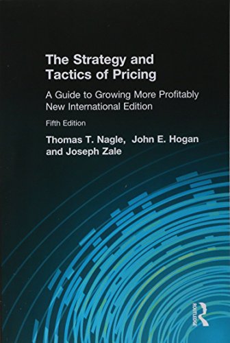 Stock image for The Strategy and Tactics of Pricing: New International Edition for sale by Phatpocket Limited