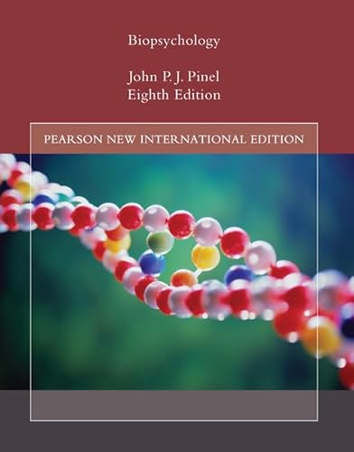 Stock image for Biopsychology: Pearson New International Edition for sale by WorldofBooks