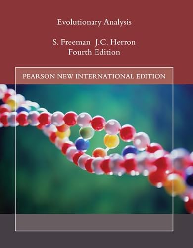 Stock image for EVOLUTIONARY ANALYSIS: PEARSON NEW INTERNATIONAL EDITION for sale by La Casa de los Libros