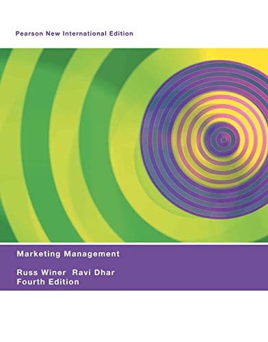 Beispielbild fr Marketing Management: Pearson New International Edition zum Verkauf von ThriftBooks-Dallas